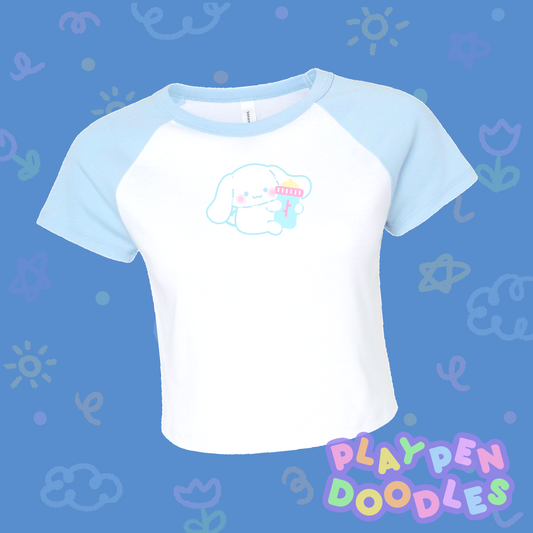 CINNAMOROLL CROP SHIRT