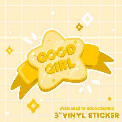 GOLD STAR VINYL STICKER