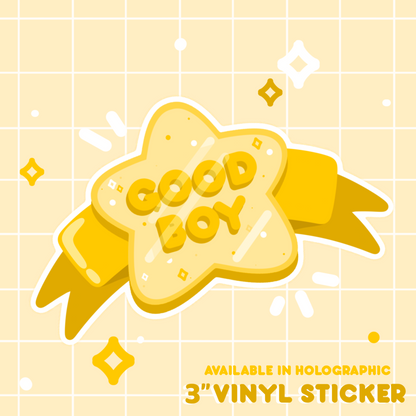 GOLD STAR VINYL STICKER