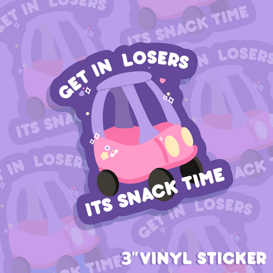 PASTEL GET IN LOSERS STICKER