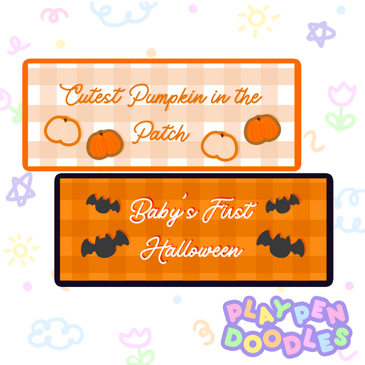 DIAPER STICKERS - PUMPKIN PATCH SET