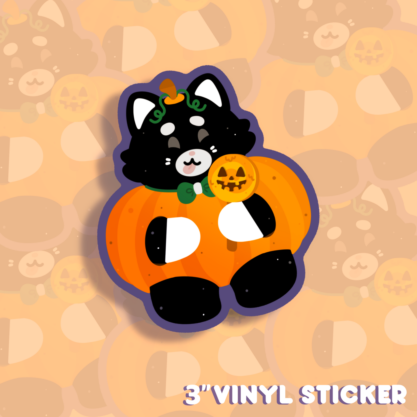 PUMPKITTEN VINYL STICKER