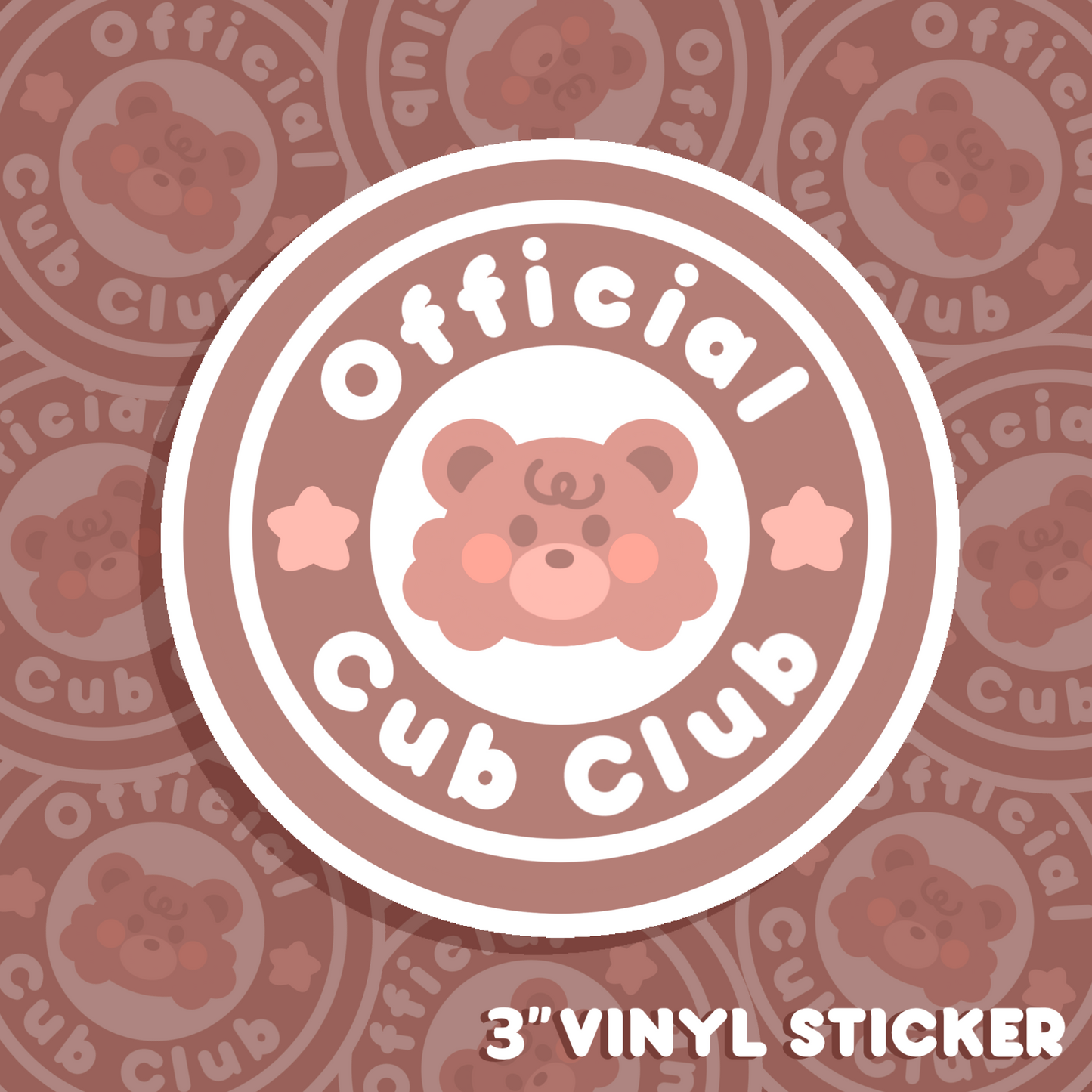 OFFICIAL CUB CLUB VINYL STICKER