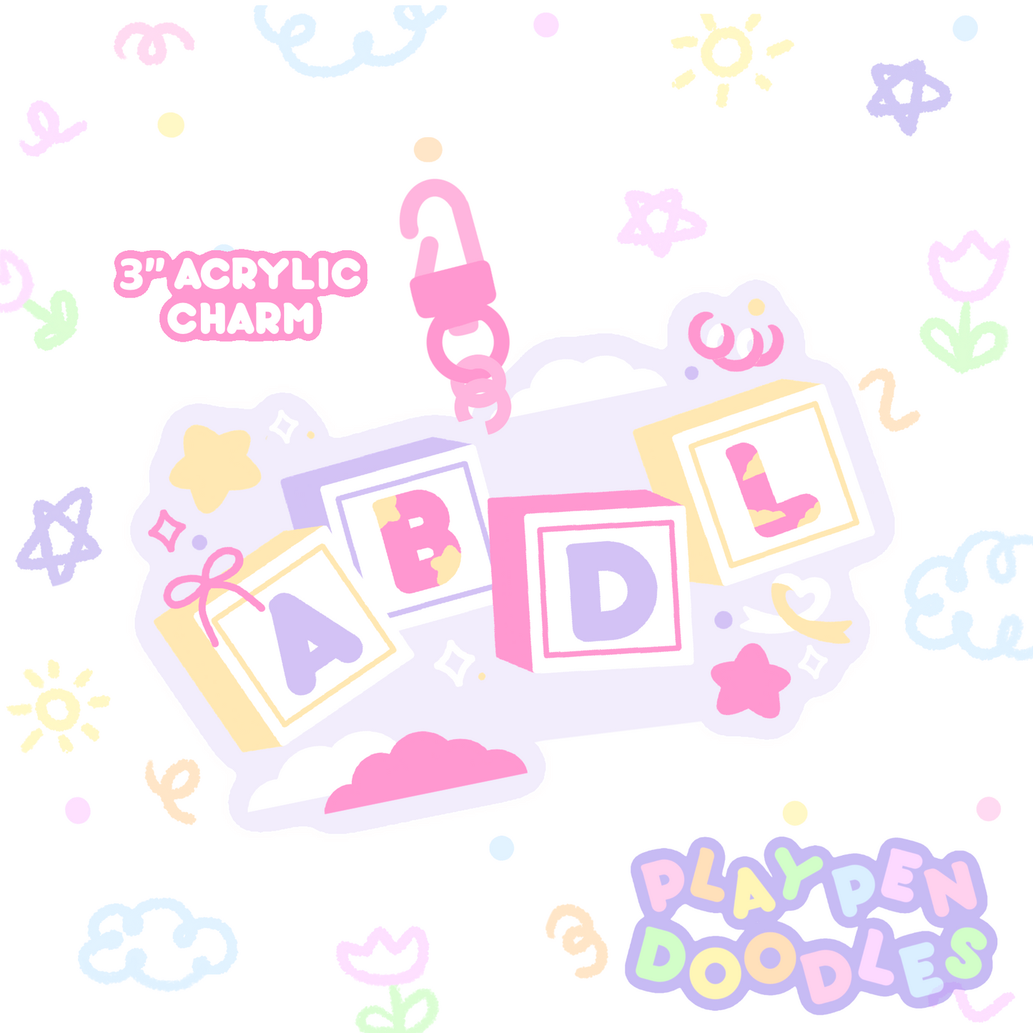 ABDL ACRYLIC CHARM