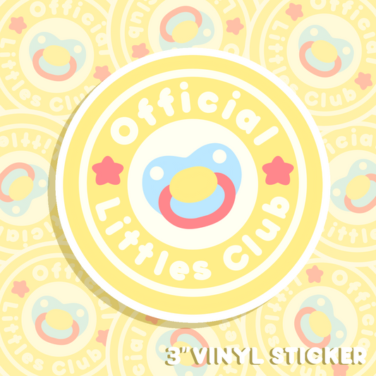 OFFICIAL LITTLES CLUB VINYL STICKER