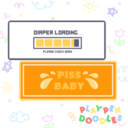 DIAPER STICKERS - LOADING SET