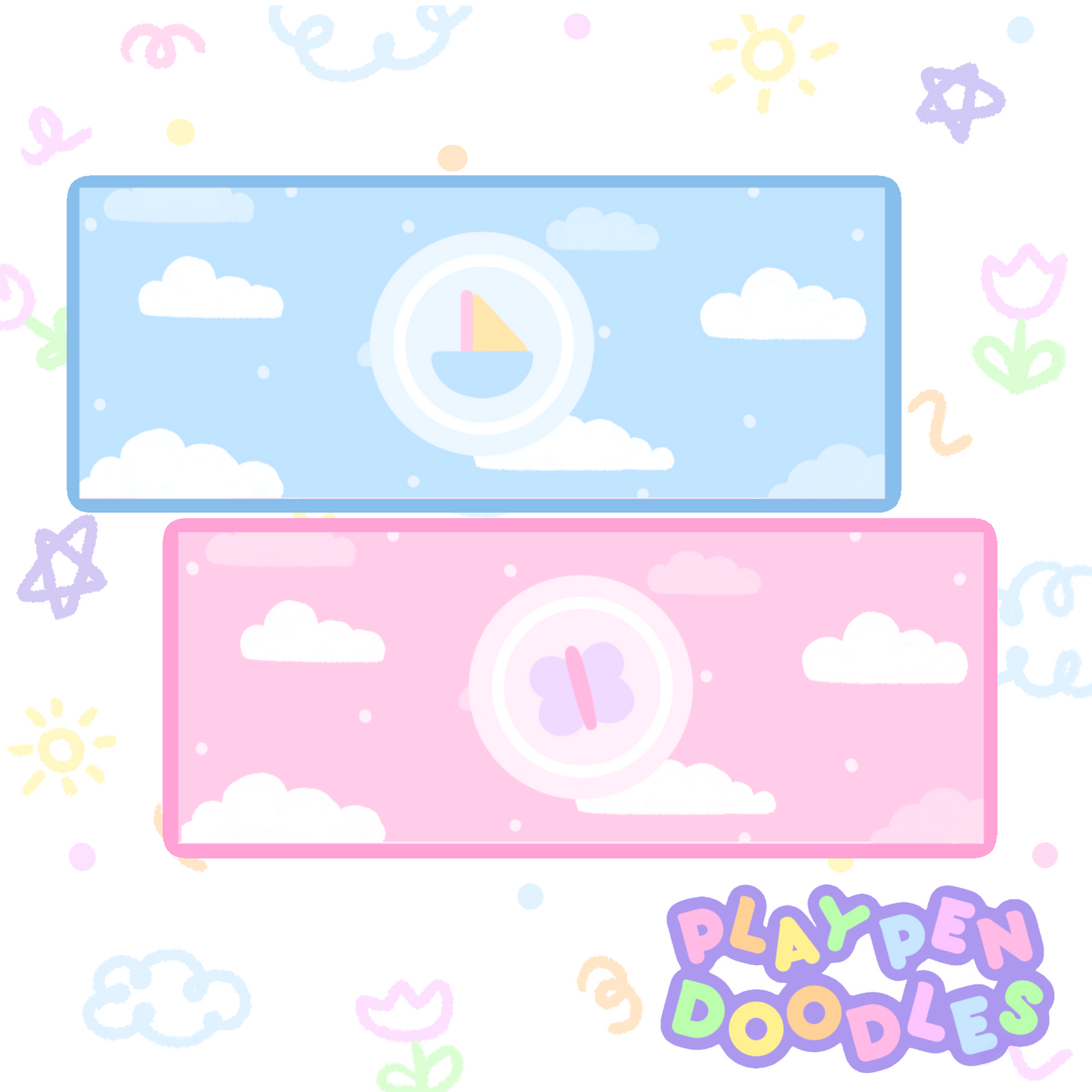 DIAPER STICKERS - CLASSIC SET