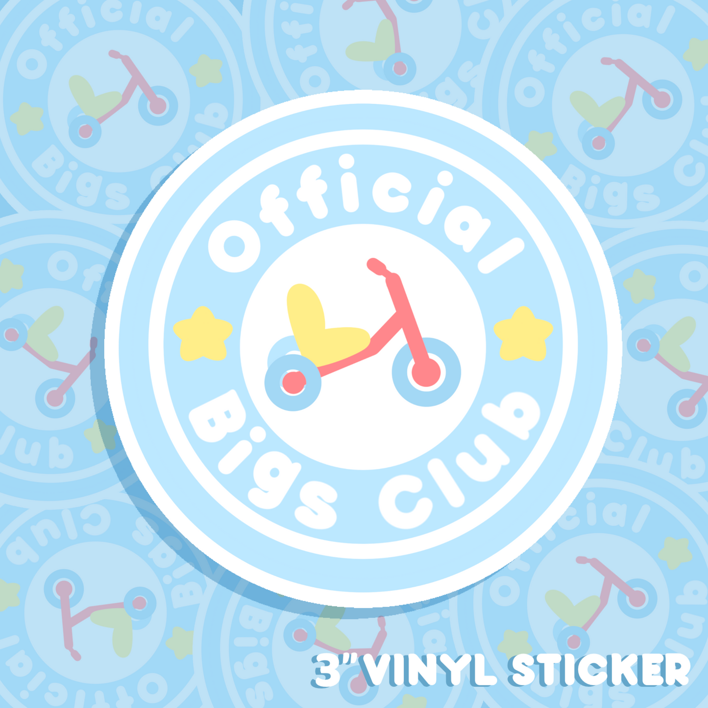 OFFICIAL BIGS CLUB VINYL STICKER