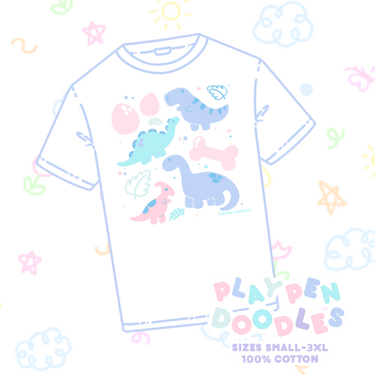 PASTEL DINOS SHIRT