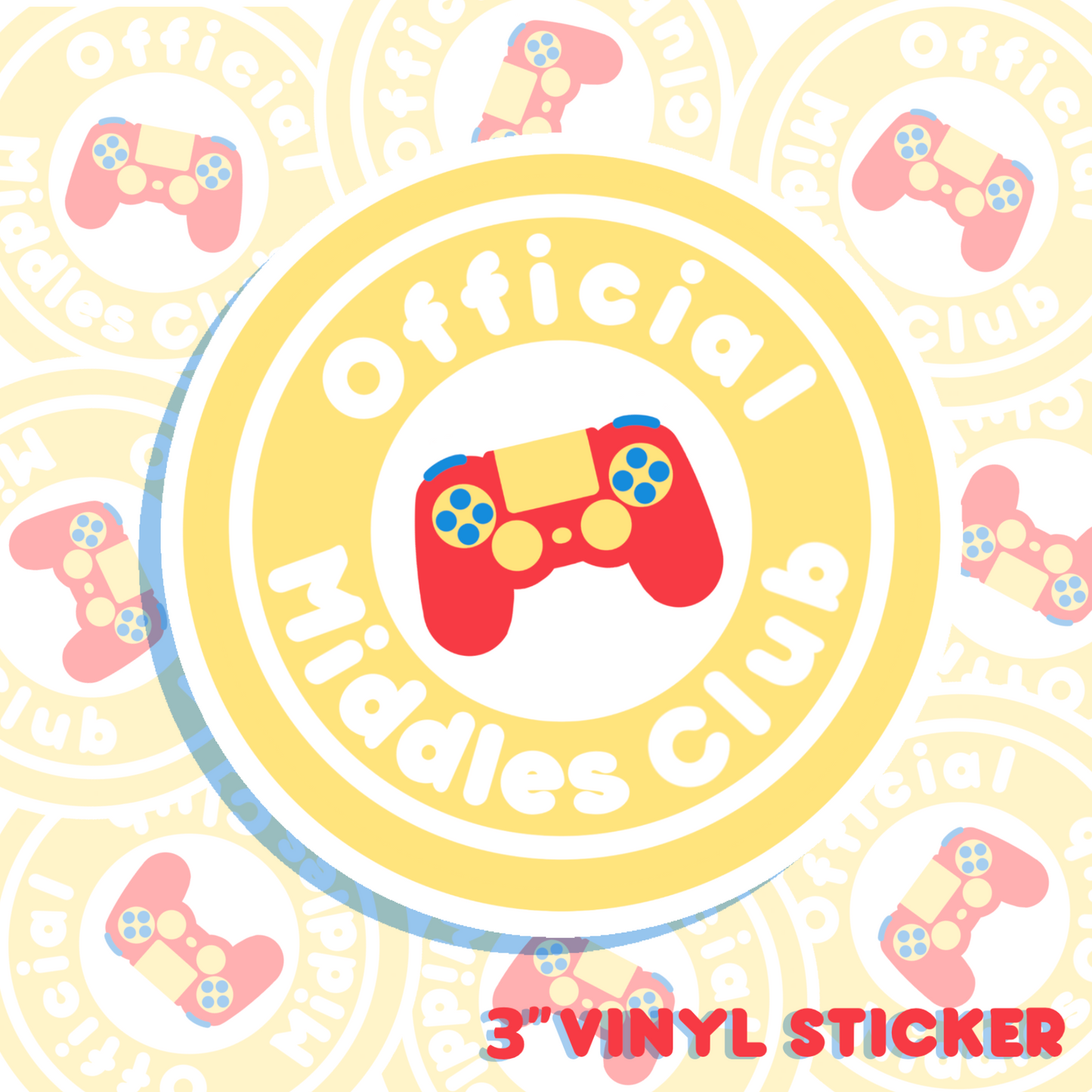 OFFICIAL MIDDLES CLUB VINYL STICKER